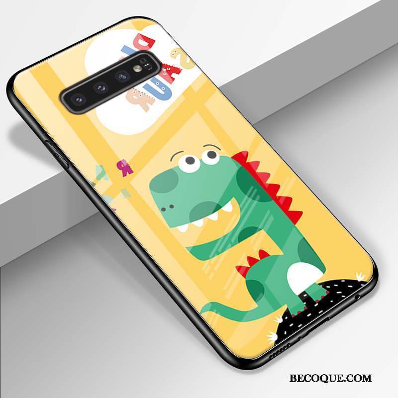 Samsung Galaxy S10+ Coque Étui Protection Petit Créatif Fluide Doux Tout Compris