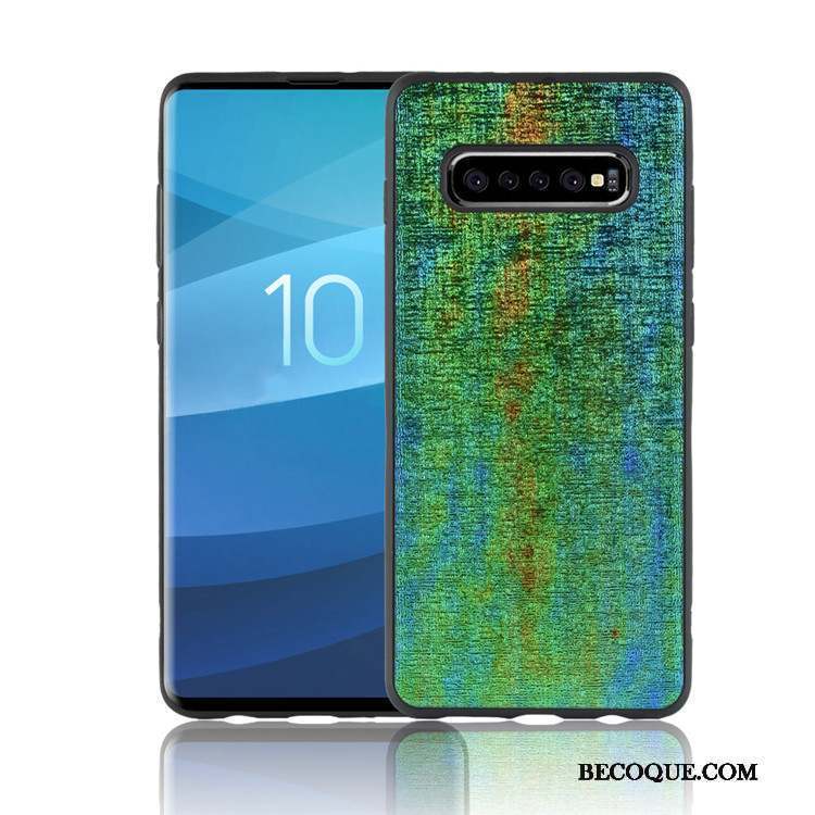 Samsung Galaxy S10+ Couleur Personnalité Créatif Étui Coque Incassable