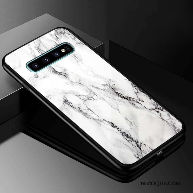 Samsung Galaxy S10+ Créatif Coque De Téléphone Personnalité Verre Protection Incassable