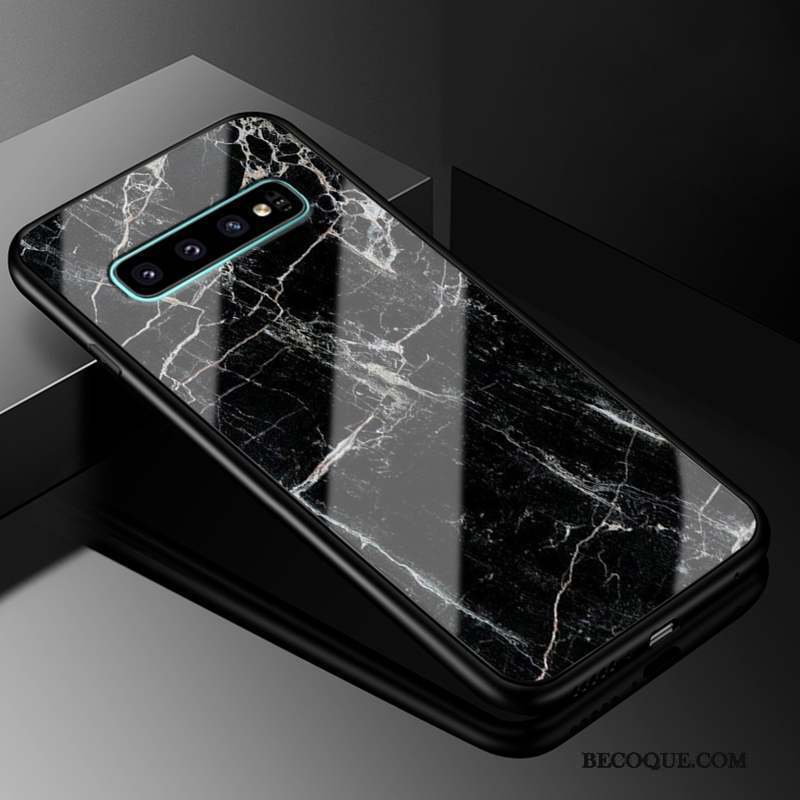 Samsung Galaxy S10+ Créatif Coque De Téléphone Personnalité Verre Protection Incassable