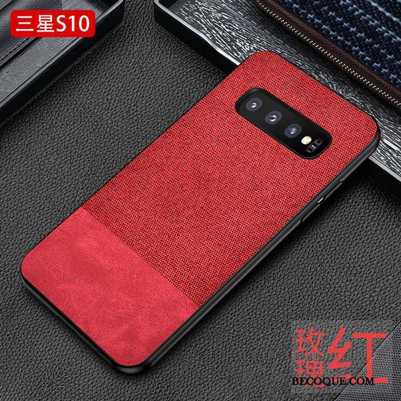 Samsung Galaxy S10 Créatif Étui Coque De Téléphone Épissure Modèle Fleurie Incassable