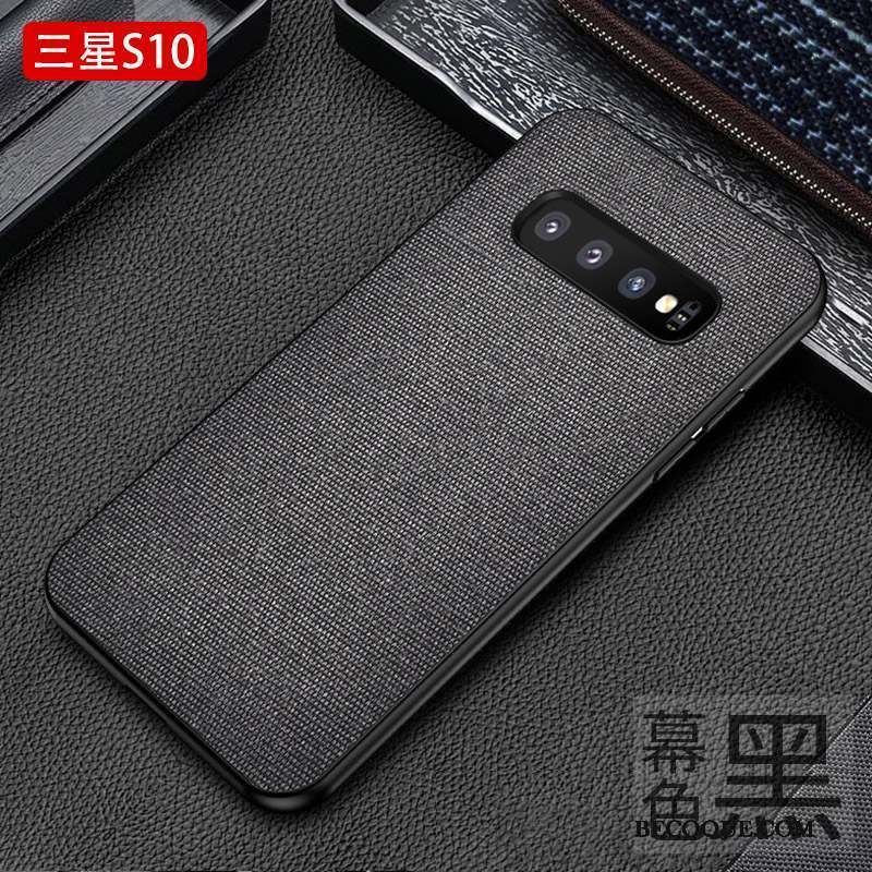 Samsung Galaxy S10 Créatif Étui Coque De Téléphone Épissure Modèle Fleurie Incassable