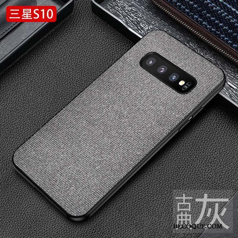 Samsung Galaxy S10 Créatif Étui Coque De Téléphone Épissure Modèle Fleurie Incassable