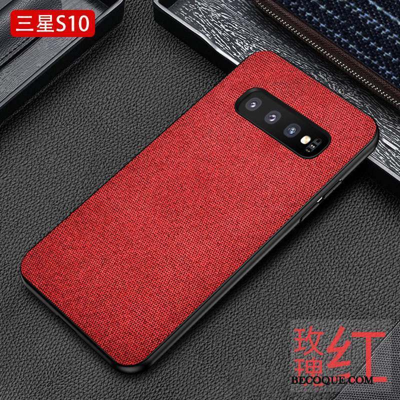 Samsung Galaxy S10 Créatif Étui Coque De Téléphone Épissure Modèle Fleurie Incassable