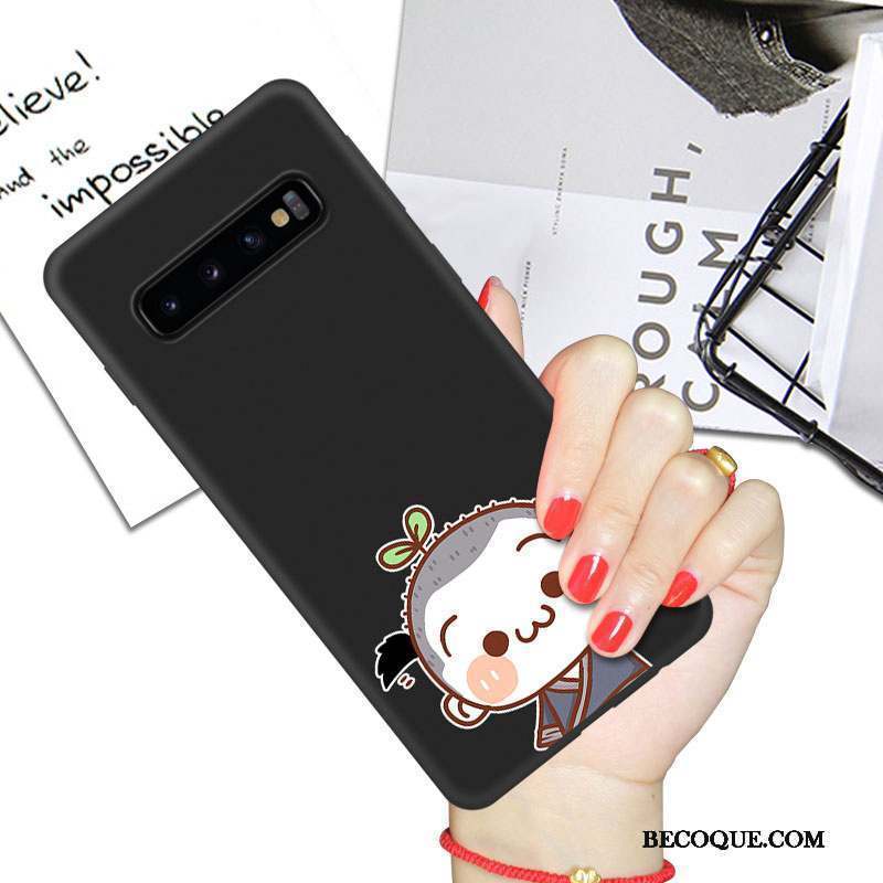 Samsung Galaxy S10 Fluide Doux Amoureux Dessin Animé Étui Coque De Téléphone Tout Compris