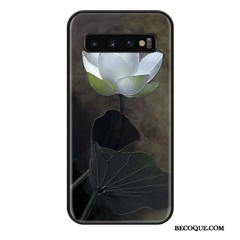 Samsung Galaxy S10+ Incassable Tout Compris Ornements Suspendus Vintage Coque De Téléphone Protection