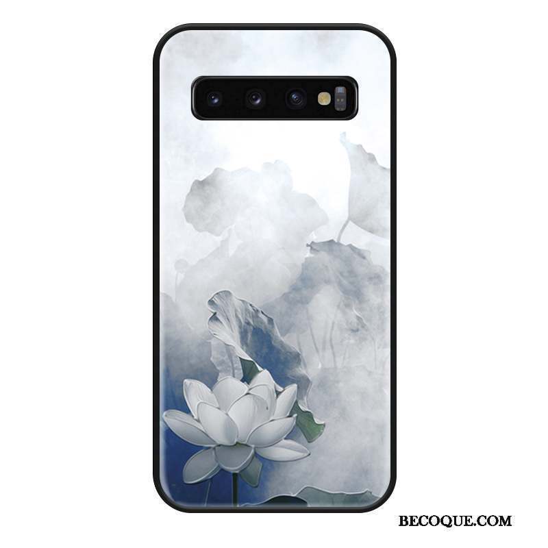 Samsung Galaxy S10+ Incassable Tout Compris Ornements Suspendus Vintage Coque De Téléphone Protection