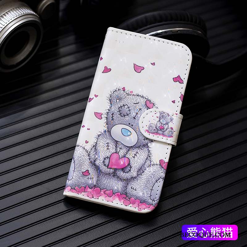 Samsung Galaxy S10 Lite Personnalité Étui En Cuir Rose Jeunesse Coque De Téléphone Peinture