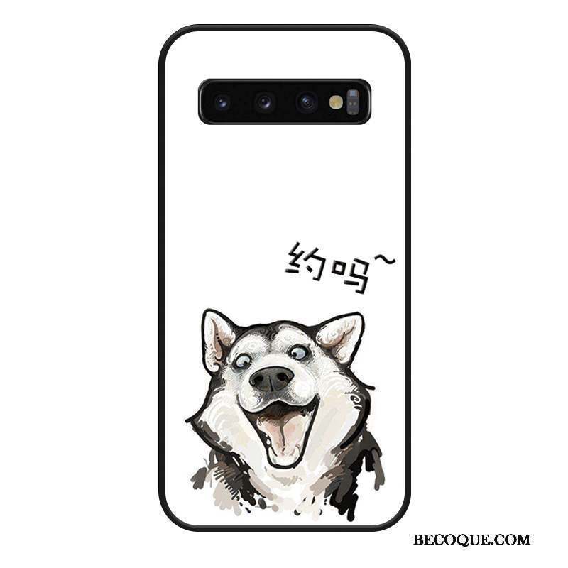 Samsung Galaxy S10+ Marque De Tendance Ornements Suspendus Frais Coque De Téléphone Tout Compris Incassable