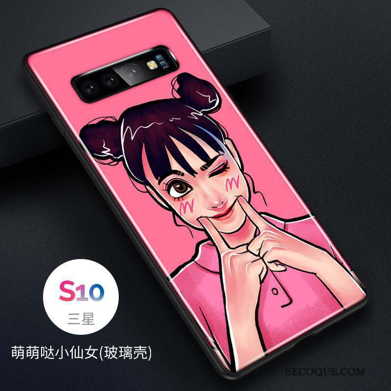 Samsung Galaxy S10 Mode Charmant Tendance Tout Compris Verre Coque De Téléphone