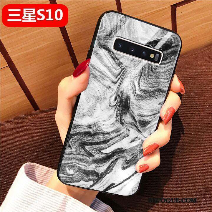 Samsung Galaxy S10 Mode Coque Blanc Silicone Incassable Étui