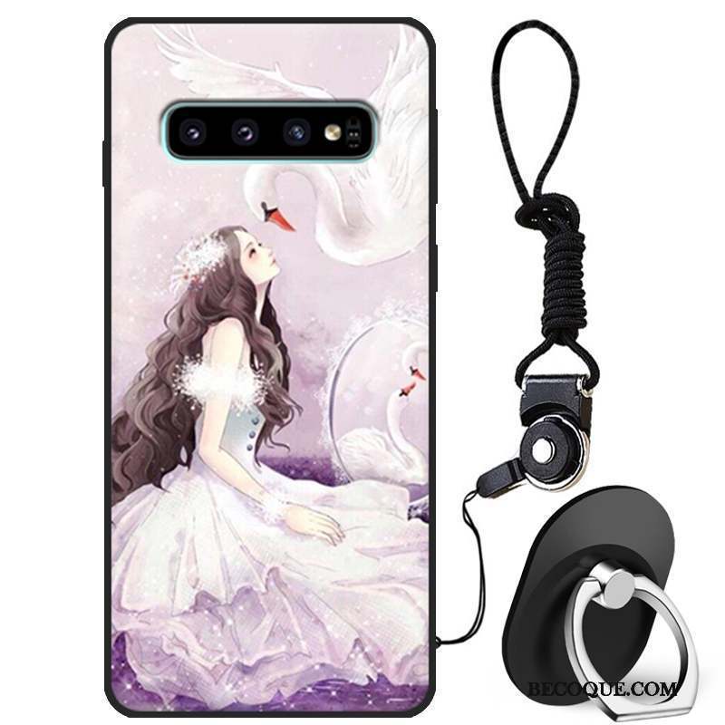 Samsung Galaxy S10 Protection Charmant Tout Compris Étui Rose Coque De Téléphone