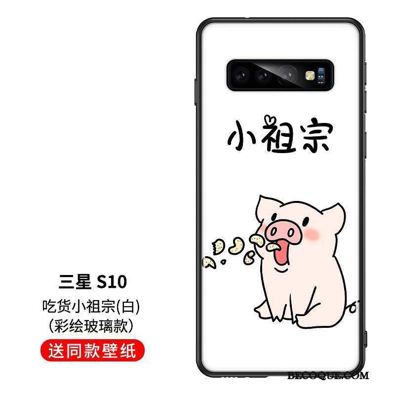 Samsung Galaxy S10 Protection Coque Charmant Rose Tout Compris Petit