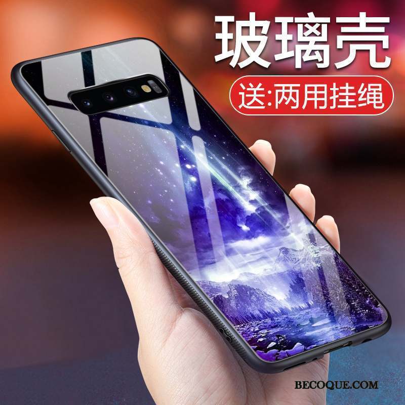 Samsung Galaxy S10 Protection Coque De Téléphone Personnalité Étui Coloré Simple