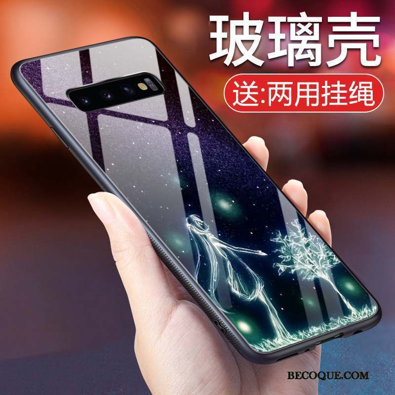 Samsung Galaxy S10 Protection Coque De Téléphone Personnalité Étui Coloré Simple