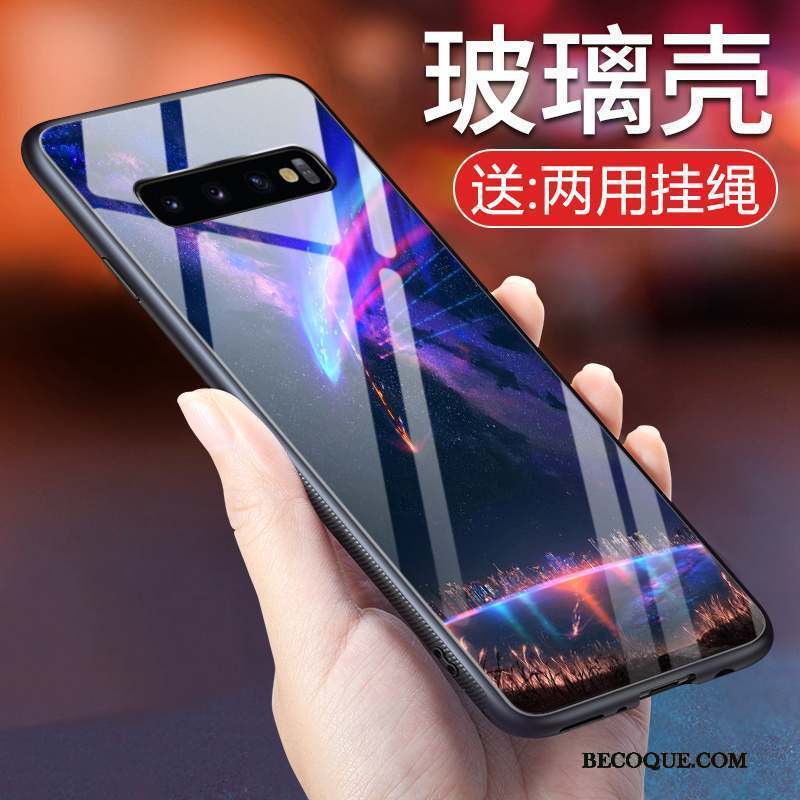 Samsung Galaxy S10 Protection Coque De Téléphone Personnalité Étui Coloré Simple