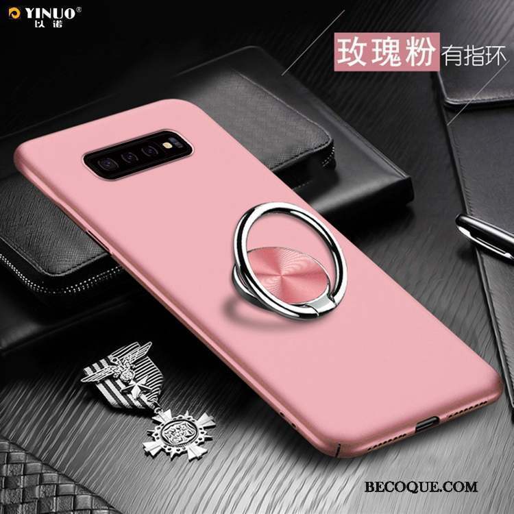 Samsung Galaxy S10 Pu Coque De Téléphone Or Téléphone Portable Étui Difficile