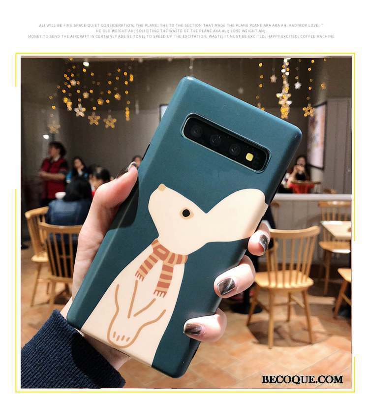 Samsung Galaxy S10 Silicone Vert Tendance Délavé En Daim Étui Coque De Téléphone