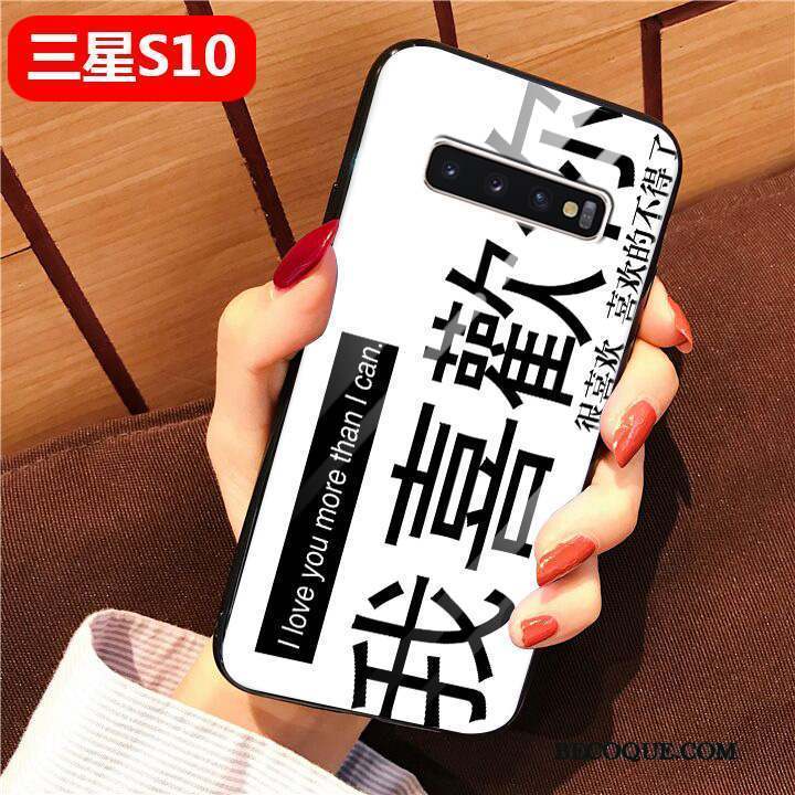 Samsung Galaxy S10 Tendance Protection Coque Étui Incassable Verre