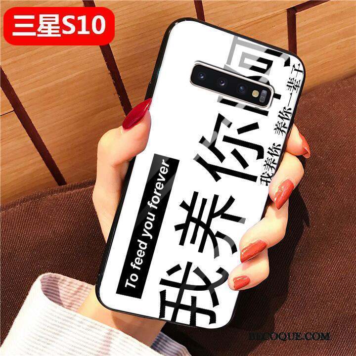 Samsung Galaxy S10 Tendance Protection Coque Étui Incassable Verre