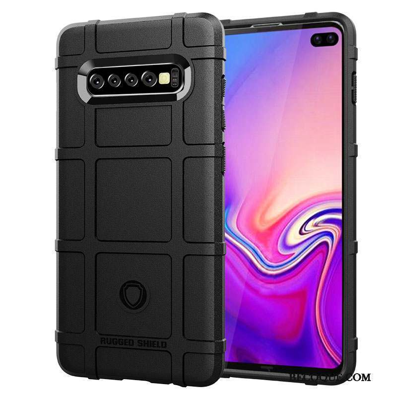 Samsung Galaxy S10+ Tout Compris Étui Antidérapant Coque De Téléphone Protection Bleu