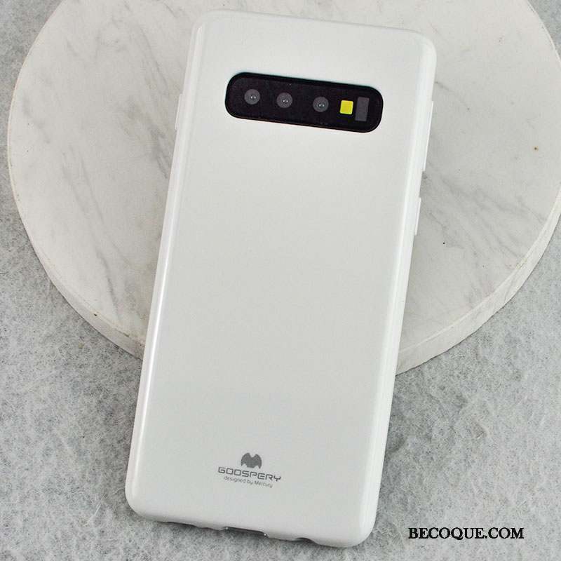 Samsung Galaxy S10 Vert Étui Silicone Protection Très Mince Coque De Téléphone