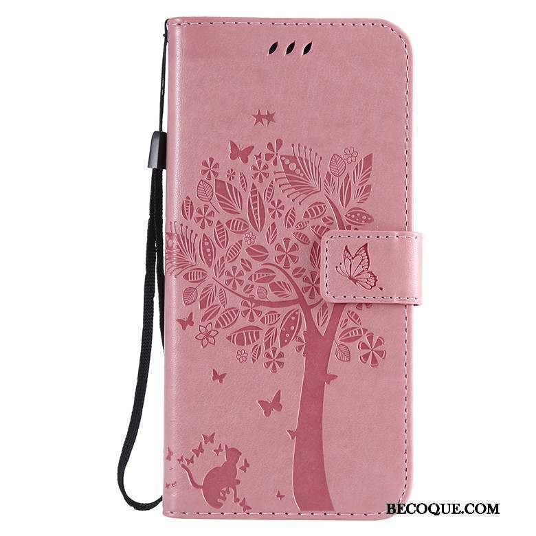 Samsung Galaxy S10+ Étui En Cuir Coque Tout Compris Protection Rose Portefeuille