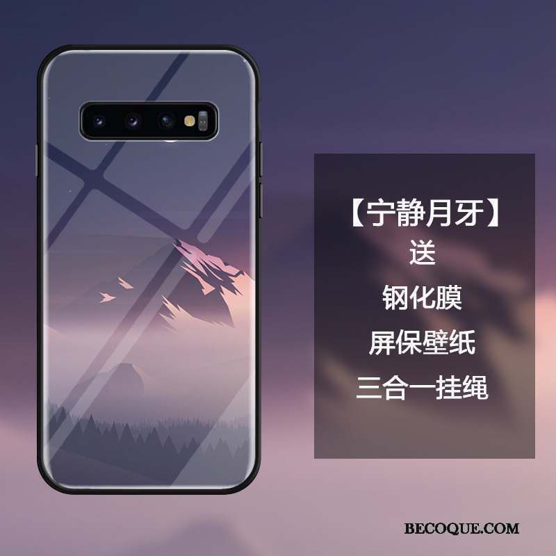 Samsung Galaxy S10 Étui Protection Ornements Suspendus Tout Compris Marque De Tendance Coque De Téléphone