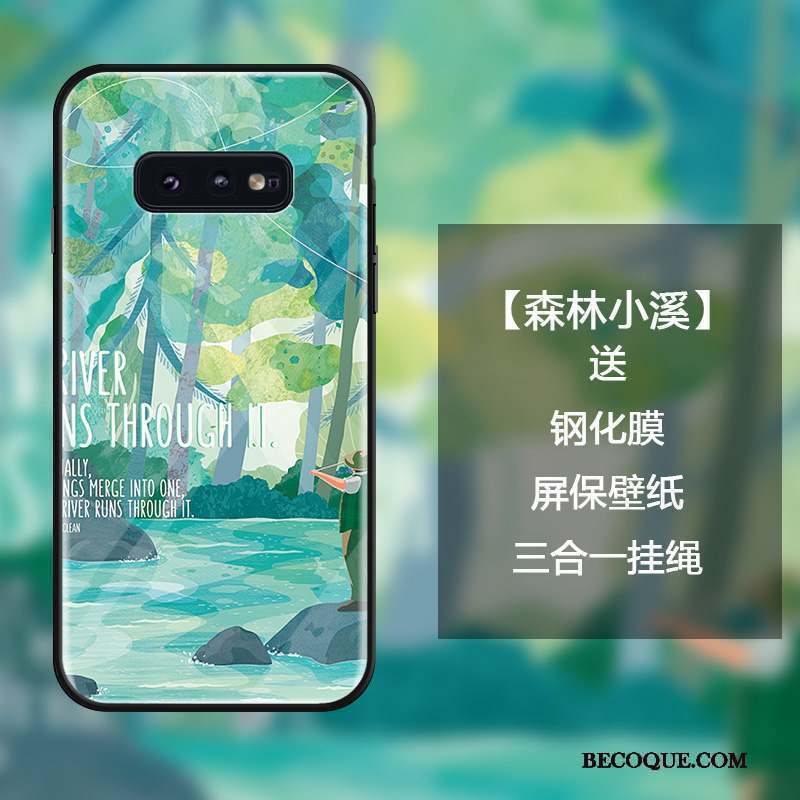 Samsung Galaxy S10e Coque Créatif Simple Art Incassable Personnalité Ornements Suspendus