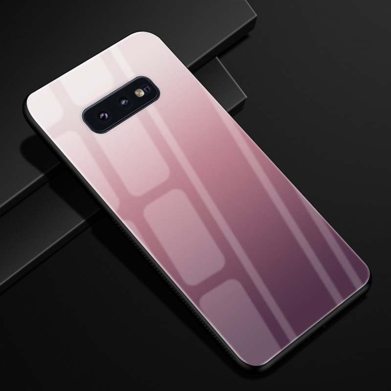 Samsung Galaxy S10e Coque De Téléphone Couleur Unie Dégradé Protection Étui Personnalisé