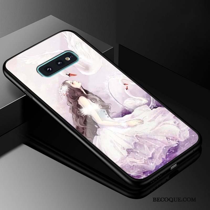 Samsung Galaxy S10e Coque De Téléphone Difficile Violet Verre Incassable Tout Compris