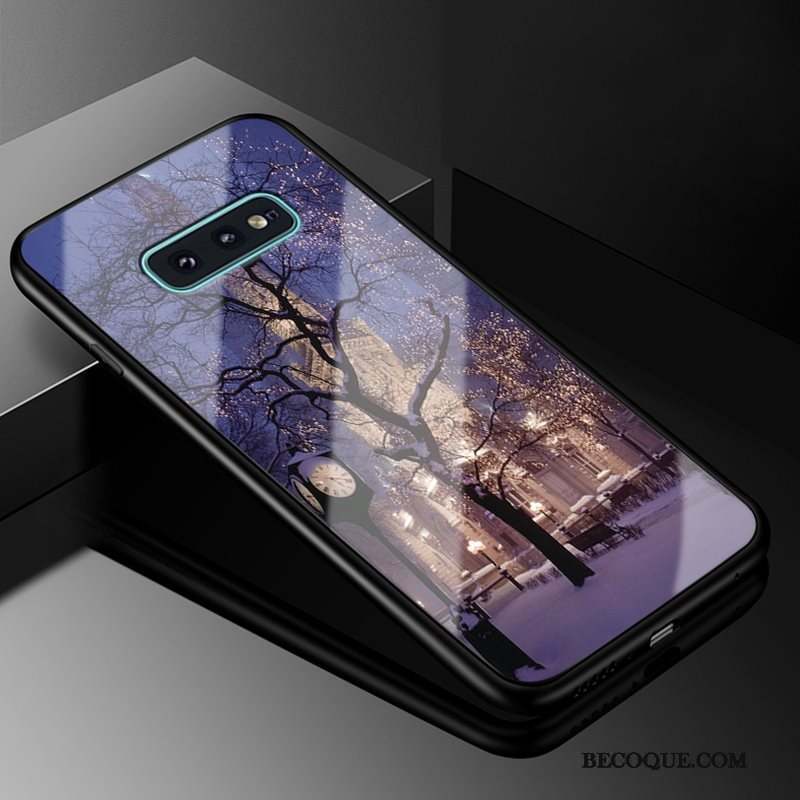 Samsung Galaxy S10e Coque De Téléphone Difficile Violet Verre Incassable Tout Compris
