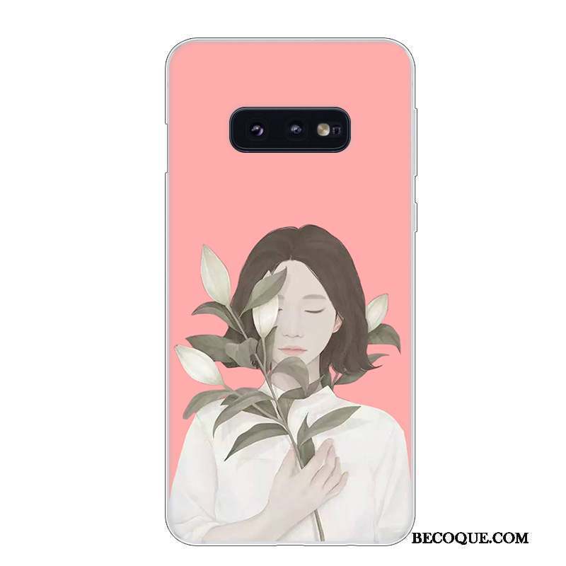 Samsung Galaxy S10e Coque De Téléphone Étui Blanc Art Tendance Protection