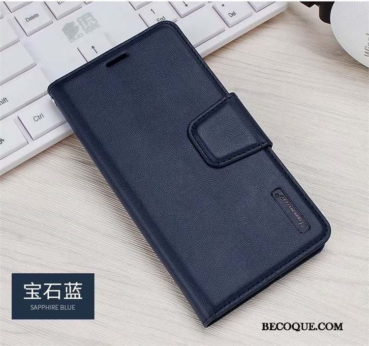 Samsung Galaxy S10e Coque De Téléphone Étui En Cuir Rouge Housse Ornements Suspendus Carte