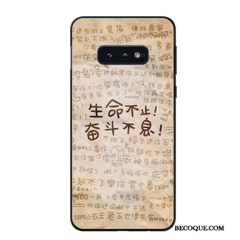 Samsung Galaxy S10e Coque Dessin Animé Tendance Protection Étui Art