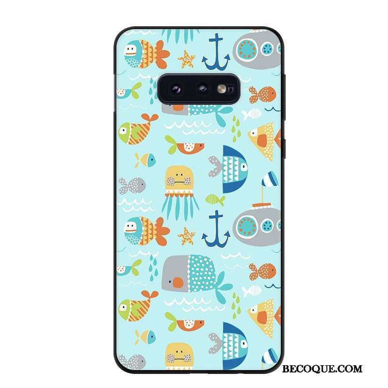 Samsung Galaxy S10e Coque Dessin Animé Tendance Protection Étui Art