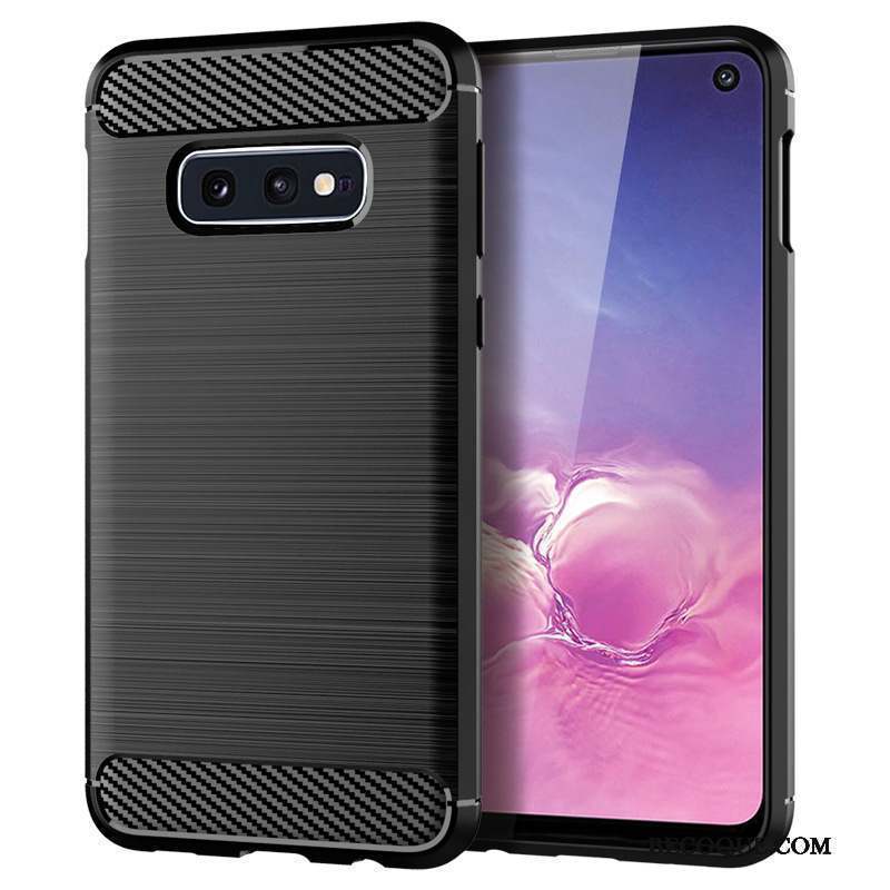 Samsung Galaxy S10e Coque Fluide Doux Soie Modèle Fleurie Incassable Fibre