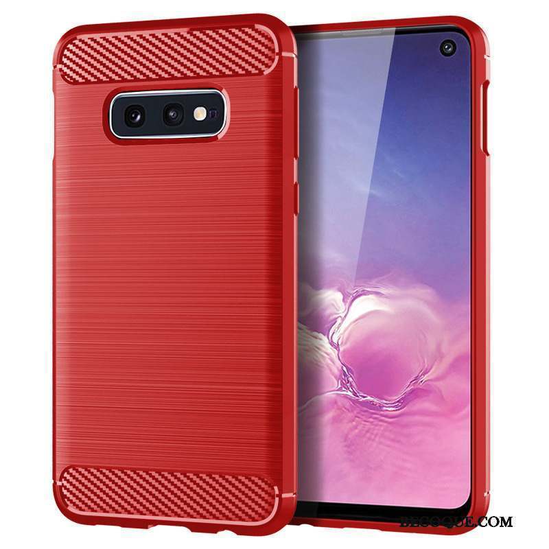 Samsung Galaxy S10e Coque Fluide Doux Soie Modèle Fleurie Incassable Fibre