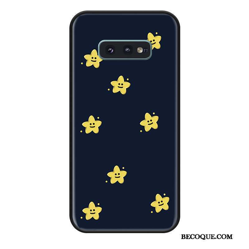 Samsung Galaxy S10e Coque Net Rouge Tout Compris Ornements Suspendus Noir Mode Personnalité