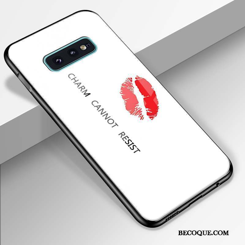 Samsung Galaxy S10e Coque Personnalité Incassable Tendance Fluide Doux Tout Compris Rose