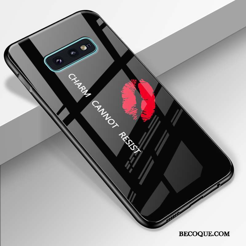 Samsung Galaxy S10e Coque Personnalité Incassable Tendance Fluide Doux Tout Compris Rose