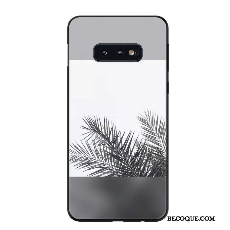 Samsung Galaxy S10e Coque Étui Personnalité Délavé En Daim Protection Vintage Tendance