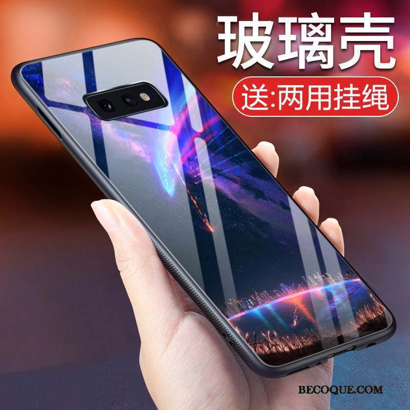 Samsung Galaxy S10e Coque Étui Personnalité Tout Compris Simple Fluide Doux Coloré