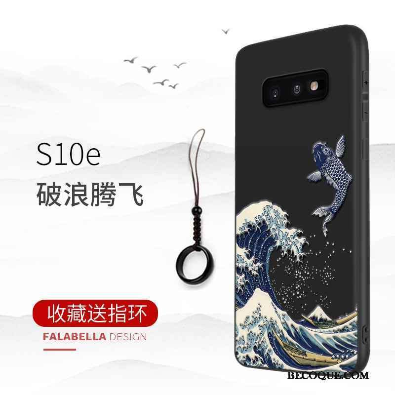 Samsung Galaxy S10e Incassable Business Simple Coque De Téléphone Étui Noir