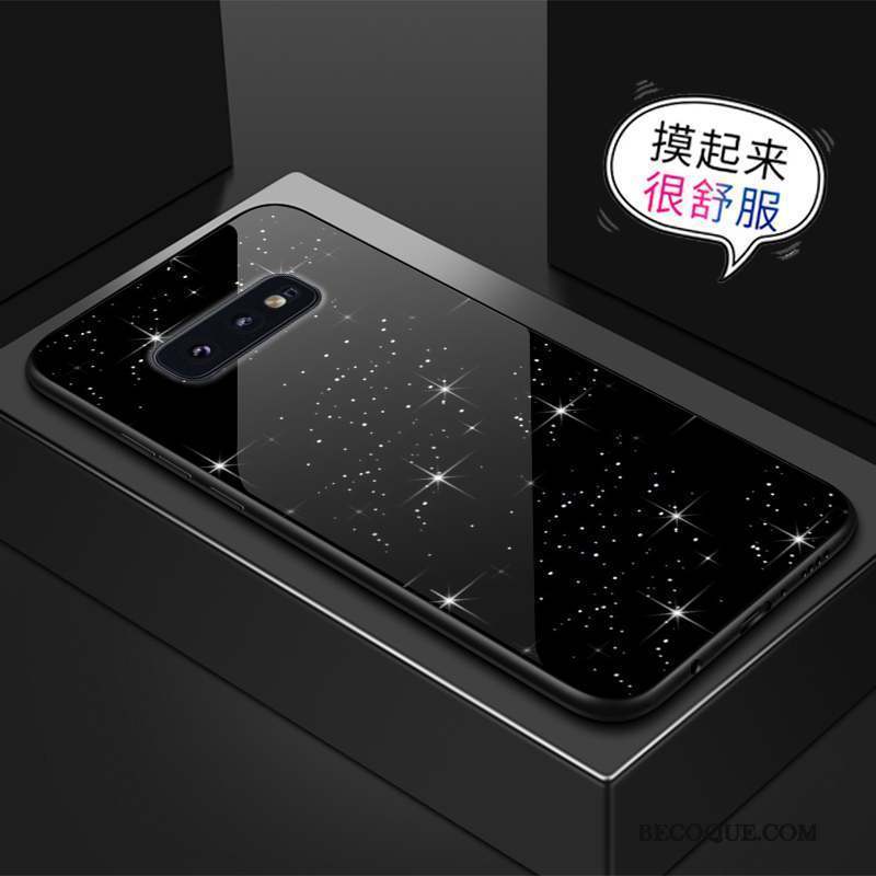 Samsung Galaxy S10e Incassable Jaune Créatif Coque De Téléphone Verre