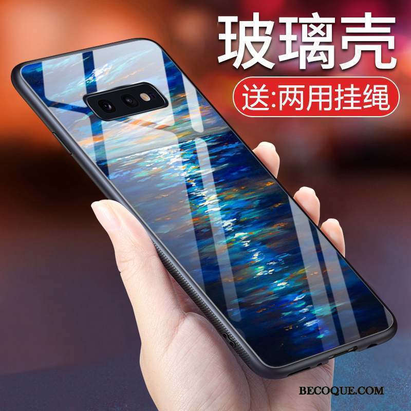 Samsung Galaxy S10e Incassable Nouveau Coque De Téléphone Verre Trempé Personnalité Clair