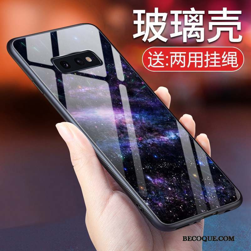 Samsung Galaxy S10e Incassable Nouveau Coque De Téléphone Verre Trempé Personnalité Clair