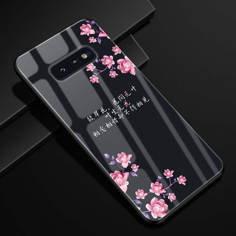 Samsung Galaxy S10e Miroir Étui Rose Coque De Téléphone Incassable Verre