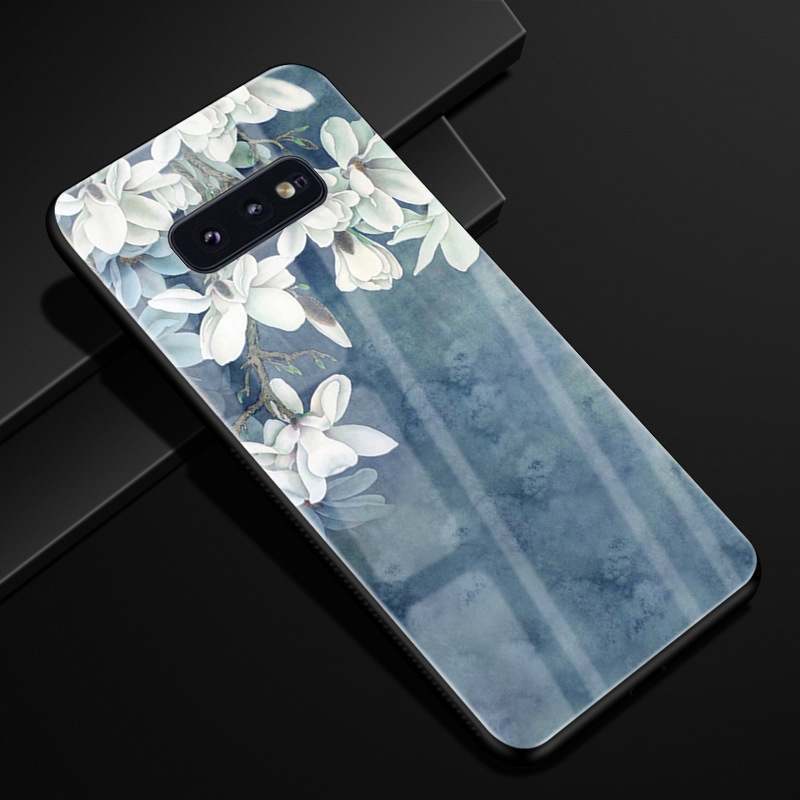 Samsung Galaxy S10e Miroir Étui Rose Coque De Téléphone Incassable Verre