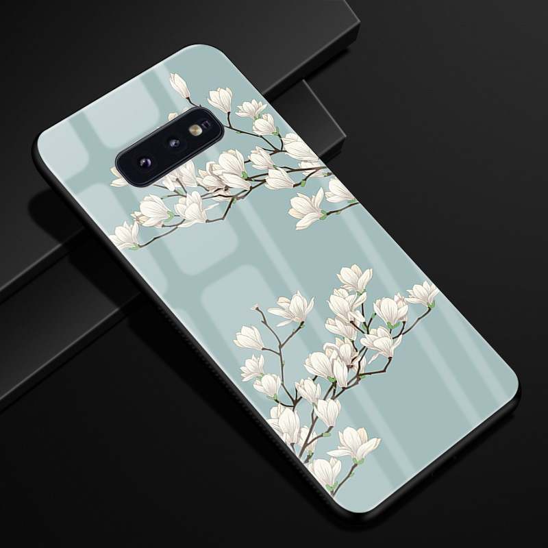 Samsung Galaxy S10e Miroir Étui Rose Coque De Téléphone Incassable Verre